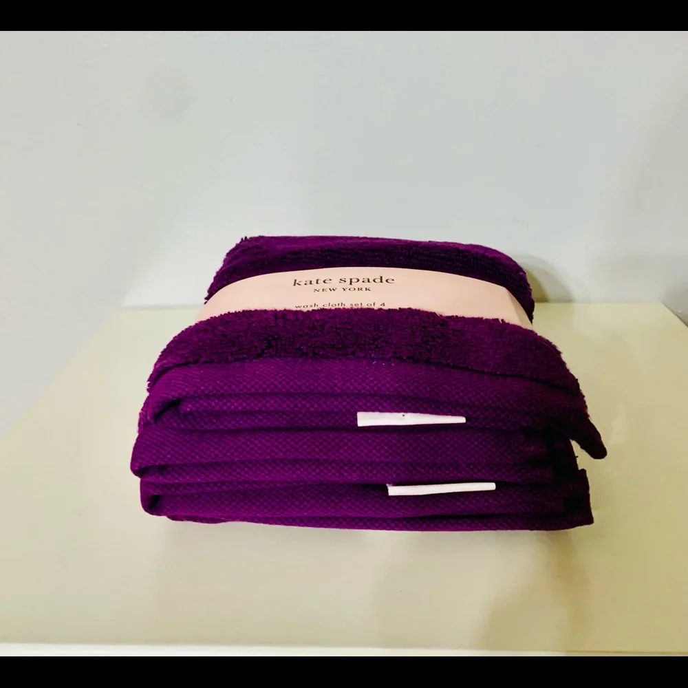 Kate Spade wash cloths, NWT